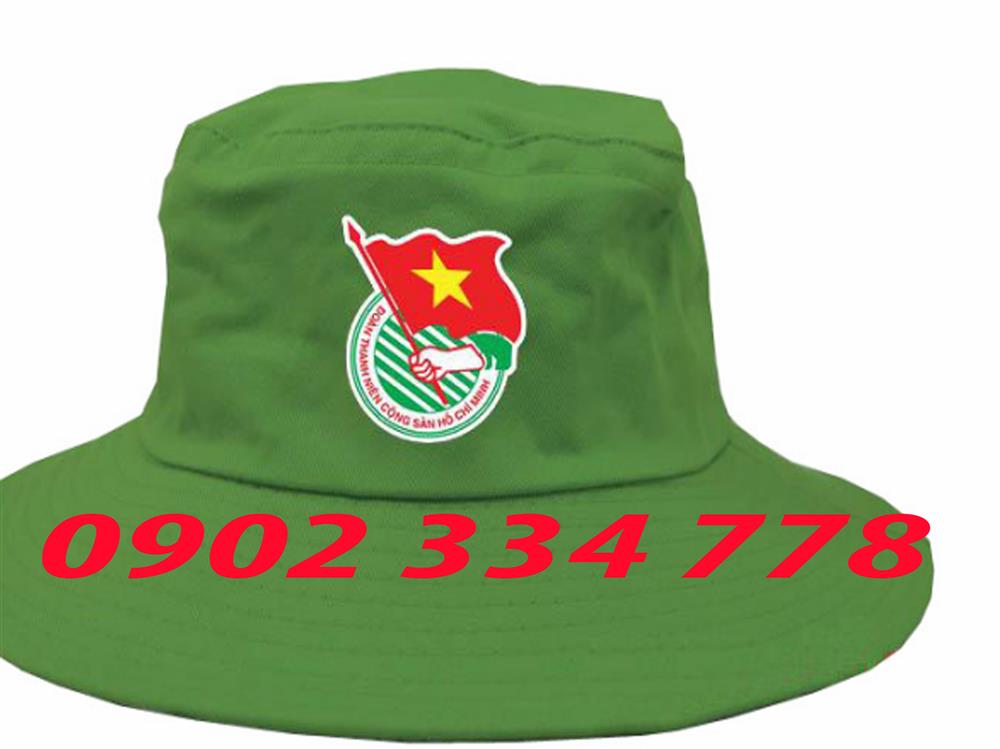 xưởng may nón tai bèo màu xanh lá giá rẽ